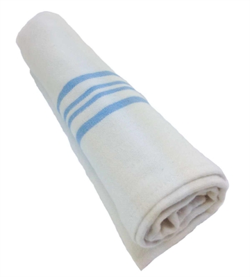Svøb, Pippi, Hvid med lyseblå 70x70 cm
