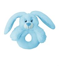 My baby bunny skallra i ljusblå från My Teddy